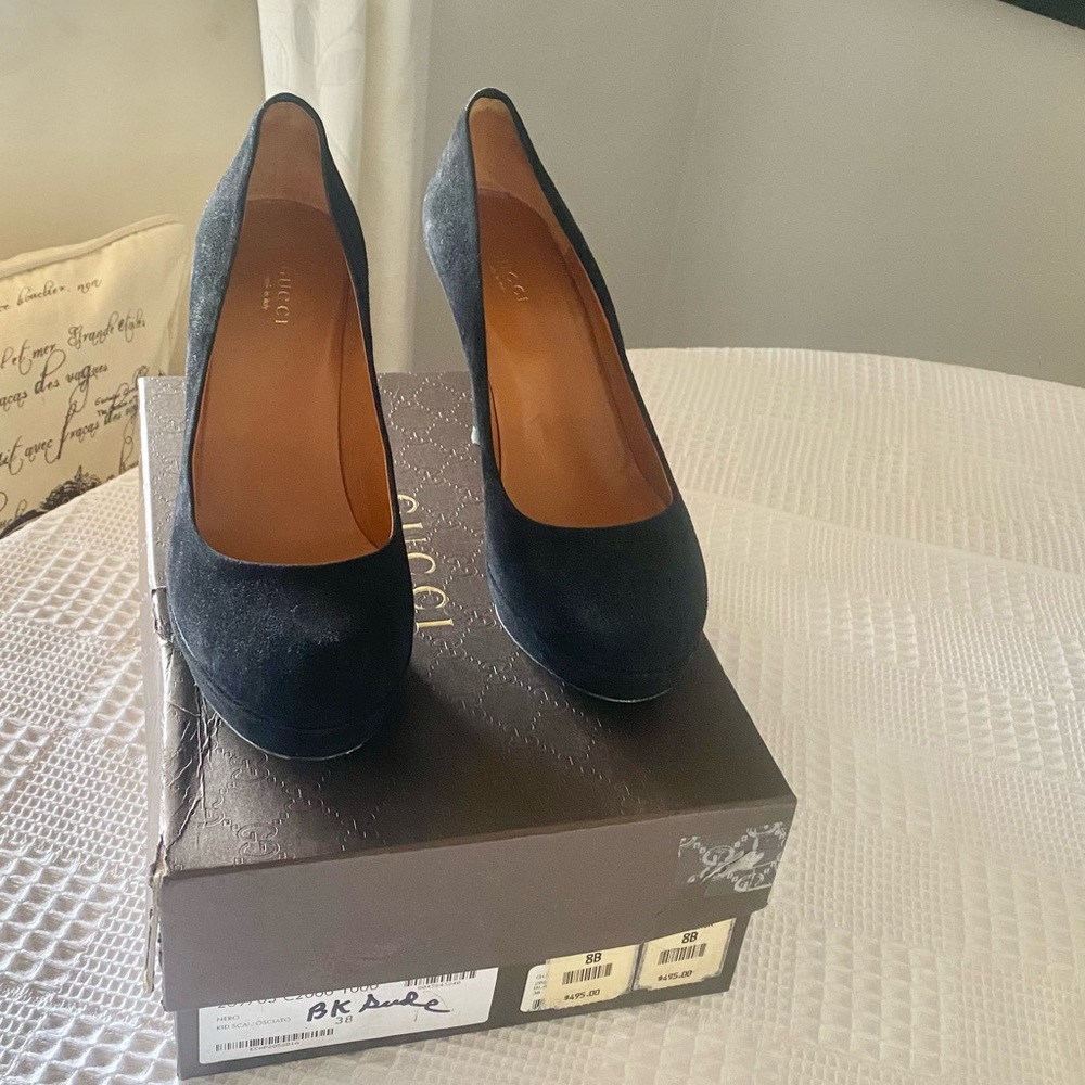 Authentic Gucci Nero Kid Scamosciato